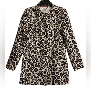 Banana Republic Women’s Leopard Print Women's Jacket Blazer Size Small